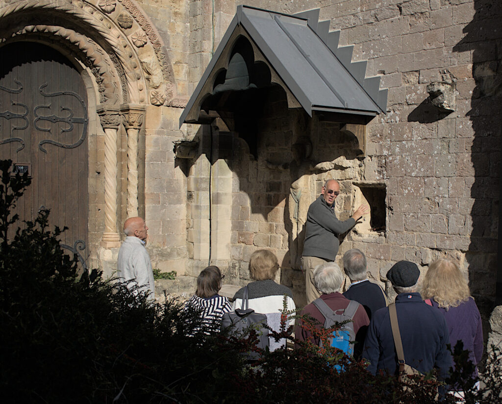 Explaining Romsey Abbey