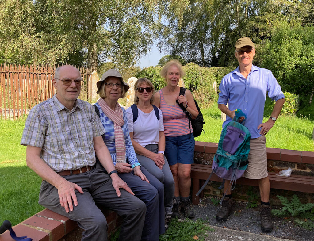 September 2023 Bigwalk group, having a break