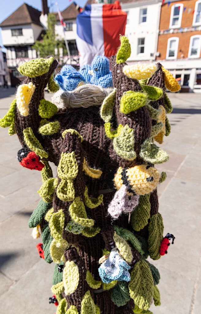 One of our bollard cover in the Market Square