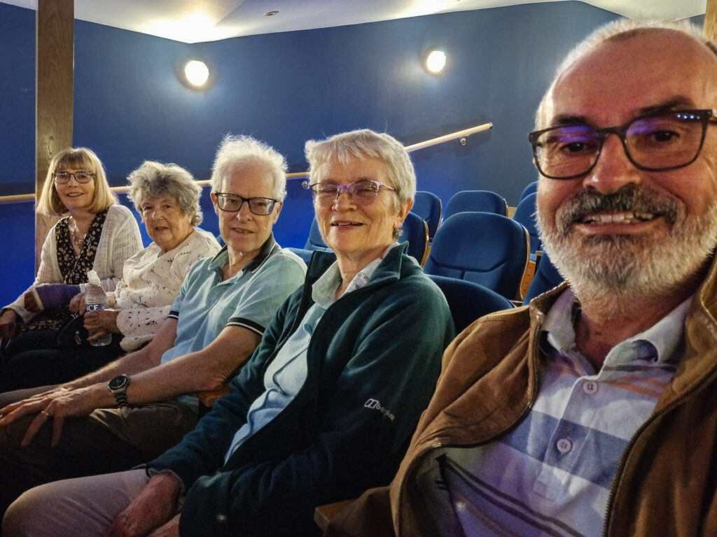 5 members of the Theatre Goers Group attending The Importance of Being Earnest