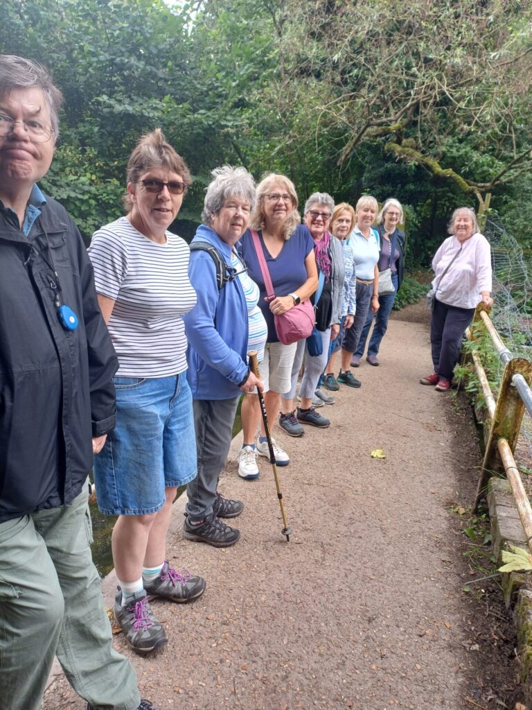 members of the 2-3 miles walking group