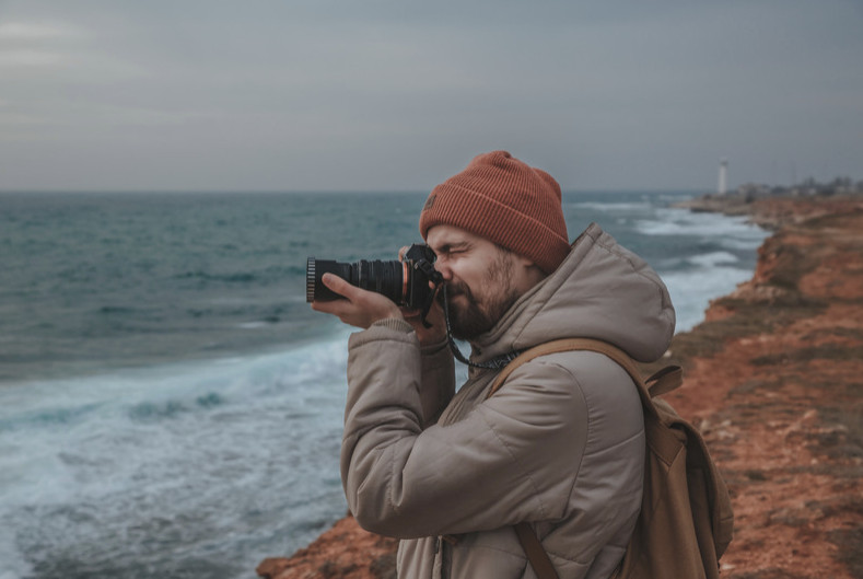 Photographing the sea