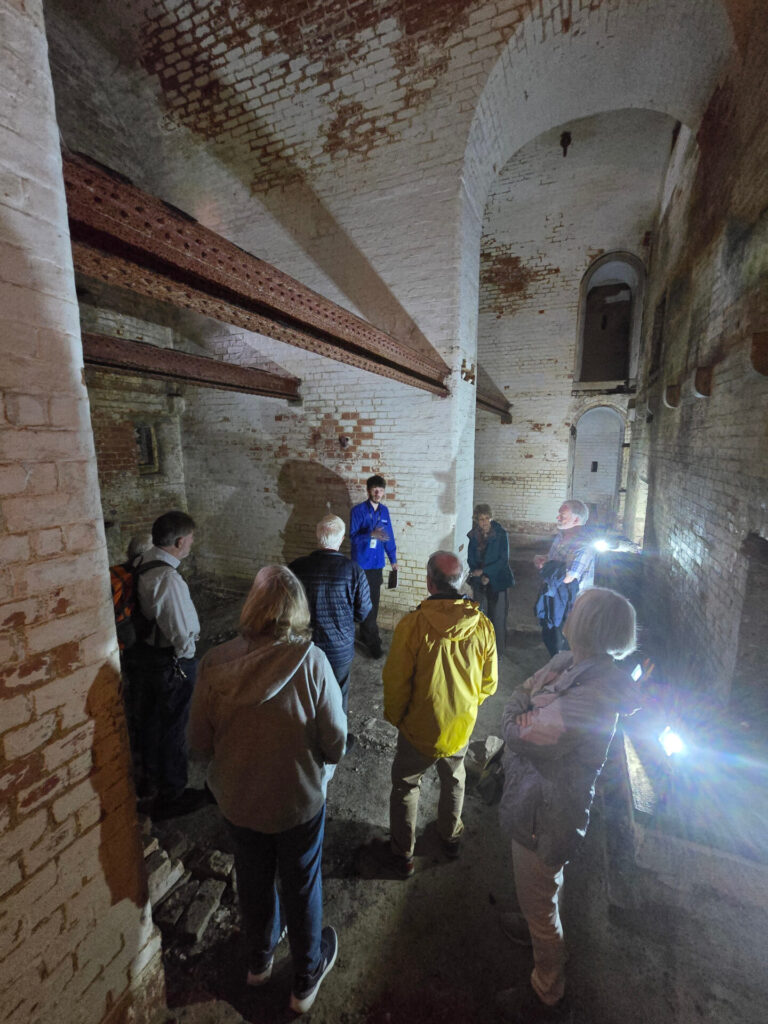 Member seeing the scale ofFort Nelson